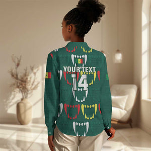 Custom Senegal Football Women Casual Shirt 2024 Culture Pour Home Style