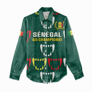 Custom Senegal Football Women Casual Shirt 2024 Culture Pour Home Style