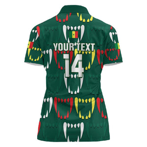 Custom Senegal Football Women Polo Shirt 2024 Culture Pour Home Style