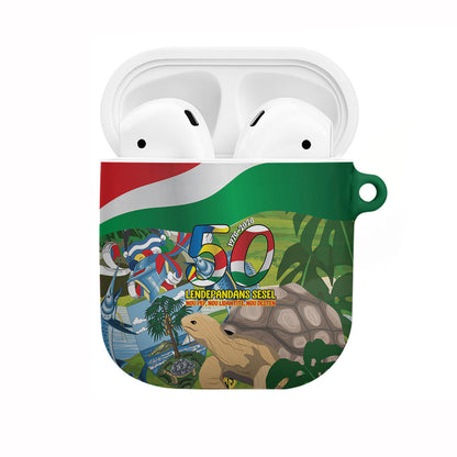 Seychelles National Day AirPods Case 50 Years Anniversary Lendepandans Sesel
