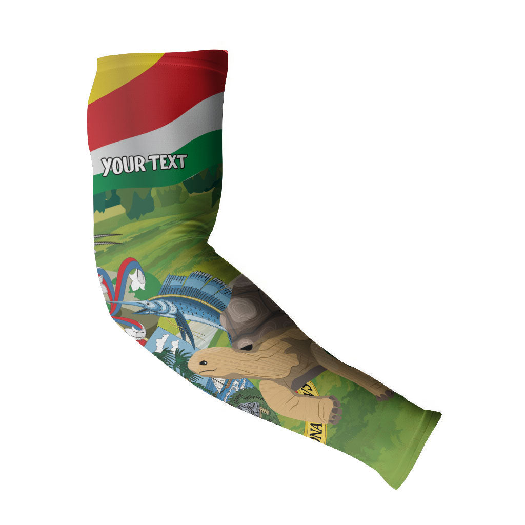 Seychelles National Day Personalized Arm Sleeves 50 Years Anniversary Lendepandans Sesel