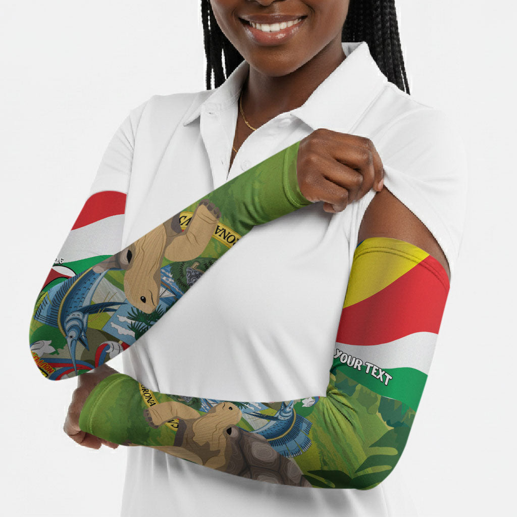 Seychelles National Day Personalized Arm Sleeves 50 Years Anniversary Lendepandans Sesel