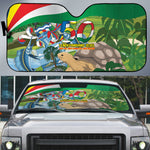 Seychelles National Day Auto Sun Shade 50 Years Anniversary Lendepandans Sesel