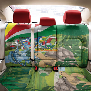 Seychelles National Day Back Car Seat Cover 50 Years Anniversary Lendepandans Sesel