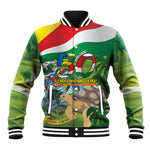Seychelles National Day Personalized Baseball Jacket 50 Years Anniversary Lendepandans Sesel
