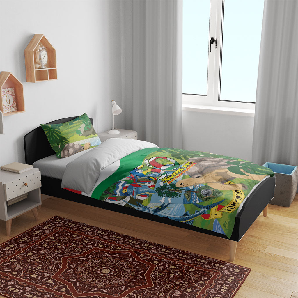 Seychelles National Day Bedding Set 50 Years Anniversary Lendepandans Sesel