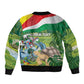 Seychelles National Day Personalized Bomber Jacket 50 Years Anniversary Lendepandans Sesel