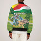Seychelles National Day Personalized Bomber Jacket 50 Years Anniversary Lendepandans Sesel