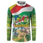 Seychelles National Day Personalized Button Sweatshirt 50 Years Anniversary Lendepandans Sesel