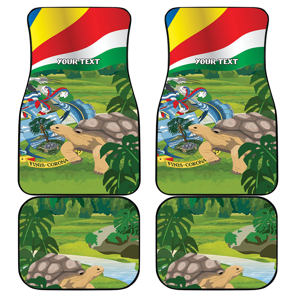 Seychelles National Day Personalized Car Mats 50 Years Anniversary Lendepandans Sesel