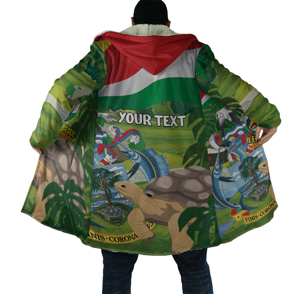 Seychelles National Day Personalized Cloak 50 Years Anniversary Lendepandans Sesel