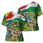 Seychelles National Day Personalized Cross Shoulder Shirt 50 Years Anniversary Lendepandans Sesel