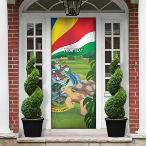 Seychelles National Day Personalized Door Cover 50 Years Anniversary Lendepandans Sesel