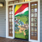 Seychelles National Day Personalized Door Cover 50 Years Anniversary Lendepandans Sesel
