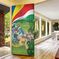 Seychelles National Day Personalized Door Cover 50 Years Anniversary Lendepandans Sesel