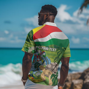 Seychelles National Day Personalized Hawaiian Shirt 50 Years Anniversary Lendepandans Sesel