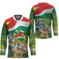 Seychelles National Day Personalized Hockey Jersey 50 Years Anniversary Lendepandans Sesel