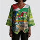 Seychelles National Day Personalized Kimono Sleeve Blouse 50 Years Anniversary Lendepandans Sesel