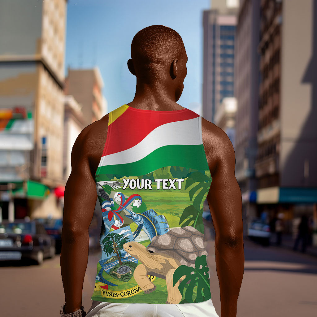 Seychelles National Day Personalized Men Tank Top 50 Years Anniversary Lendepandans Sesel
