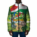 Seychelles National Day Personalized Padded Jacket 50 Years Anniversary Lendepandans Sesel