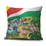 Seychelles National Day Pillow Cover 50 Years Anniversary Lendepandans Sesel