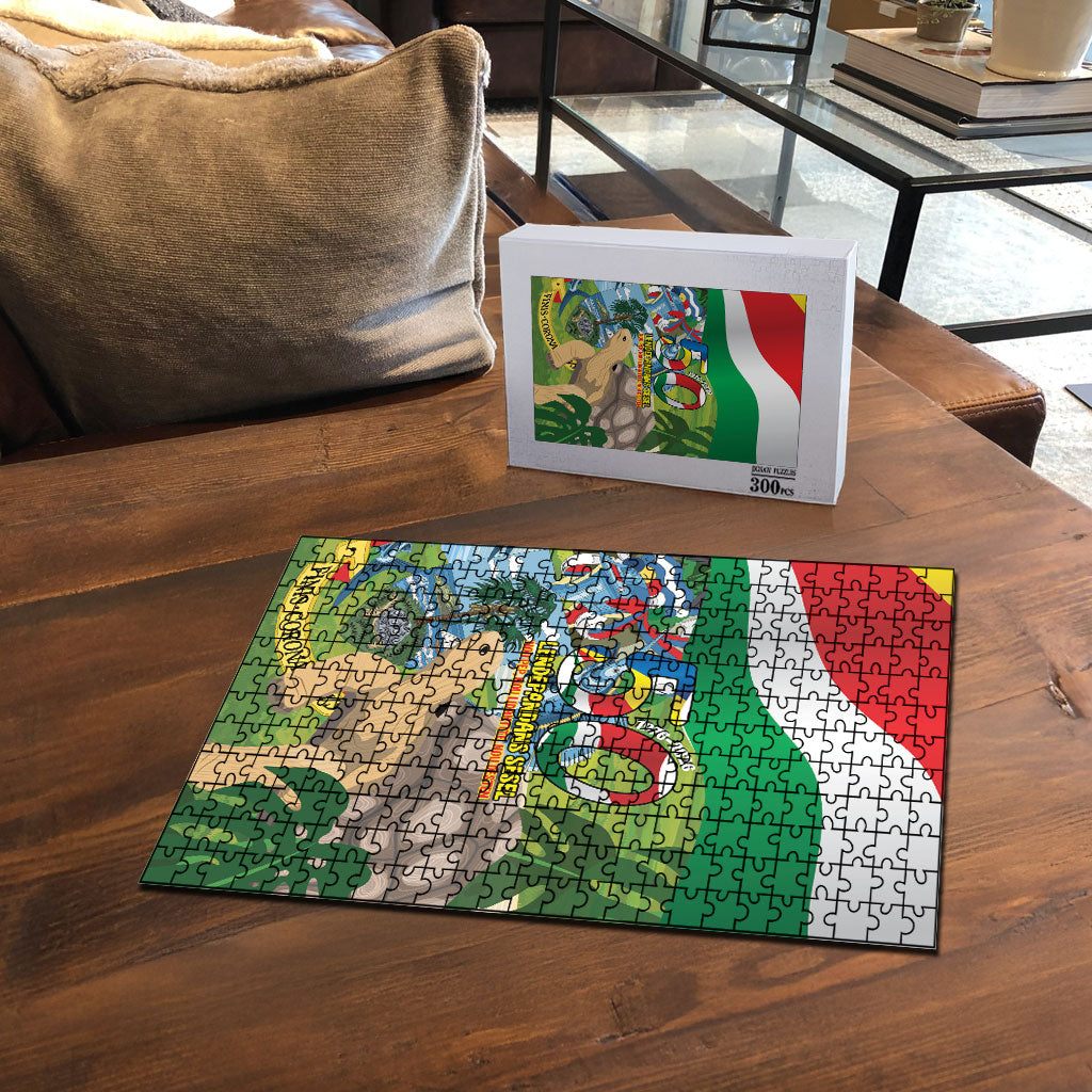 Seychelles National Day Puzzle 50 Years Anniversary Lendepandans Sesel