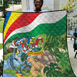 Seychelles National Day Quilt 50 Years Anniversary Lendepandans Sesel
