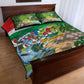 Seychelles National Day Quilt Bed Set 50 Years Anniversary Lendepandans Sesel
