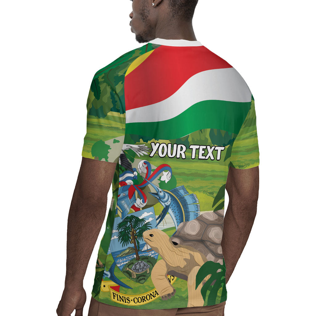 Seychelles National Day Personalized Rugby Jersey 50 Years Anniversary Lendepandans Sesel