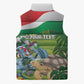 Seychelles National Day Personalized Sleeveless Puffer Jacket 50 Years Anniversary Lendepandans Sesel