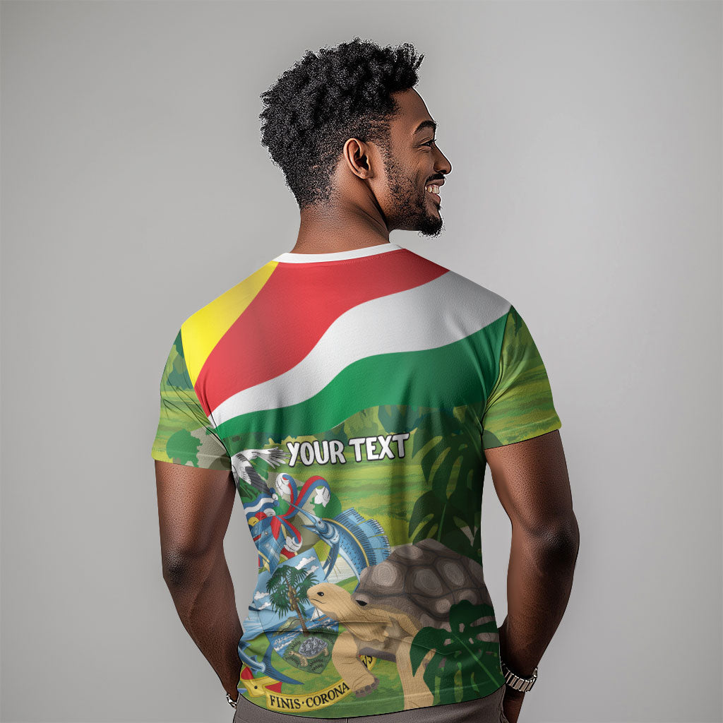 Seychelles National Day Personalized T shirt 50 Years Anniversary Lendepandans Sesel