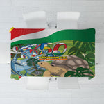 Seychelles National Day Tablecloth 50 Years Anniversary Lendepandans Sesel