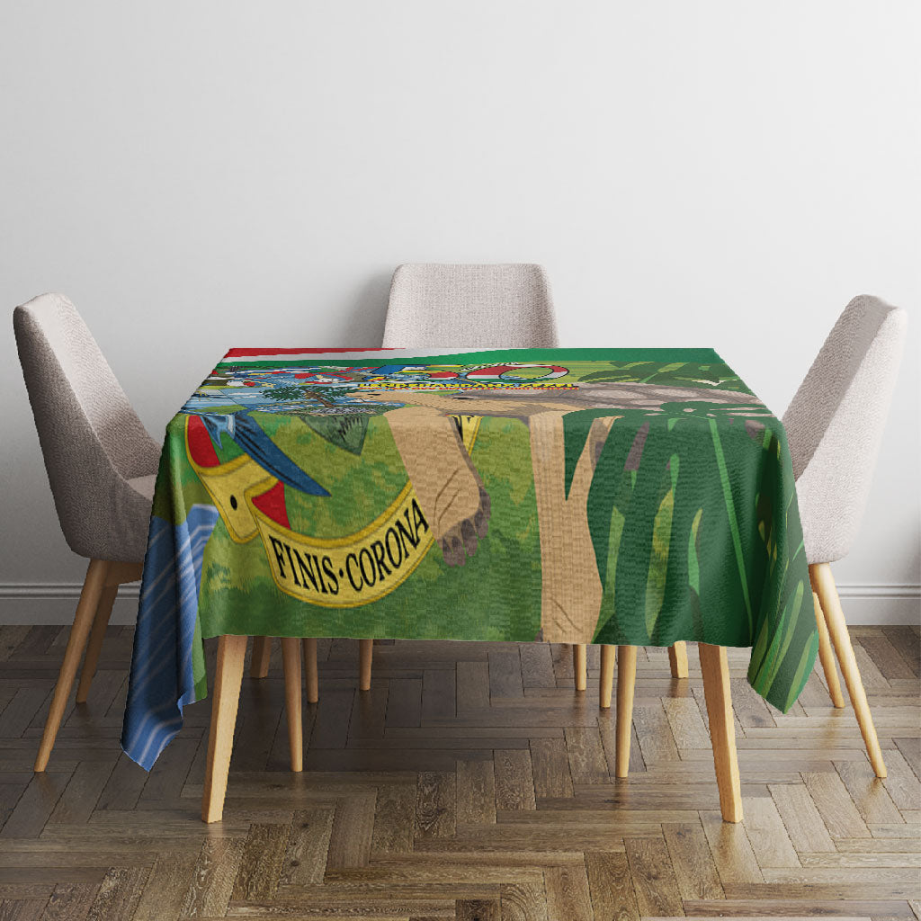 Seychelles National Day Tablecloth 50 Years Anniversary Lendepandans Sesel
