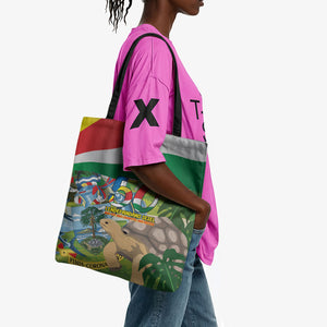 Seychelles National Day Tote Bag 50 Years Anniversary Lendepandans Sesel