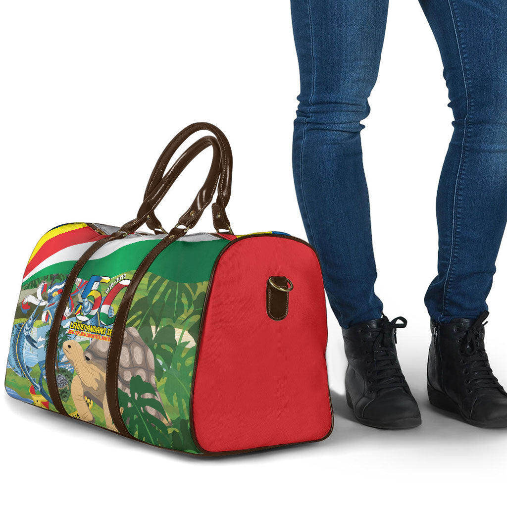 Seychelles National Day Travel Bag 50 Years Anniversary Lendepandans Sesel