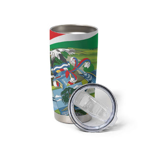 Seychelles National Day Personalized Tumbler Cup 50 Years Anniversary Lendepandans Sesel