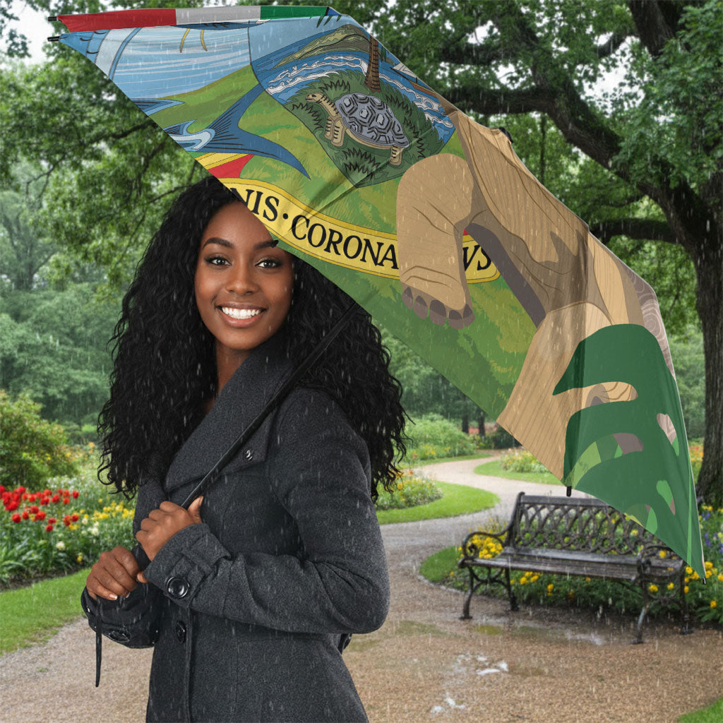 Seychelles National Day Umbrella 50 Years Anniversary Lendepandans Sesel