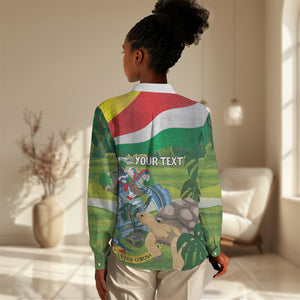Seychelles National Day Personalized Women Casual Shirt 50 Years Anniversary Lendepandans Sesel