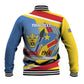 DR Congo Independence Day Personalized Baseball Jacket Congo-Kinshasa Coat Of Arms Style