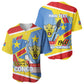 DR Congo Independence Day Personalized Baseball Jersey Congo-Kinshasa Coat Of Arms Style