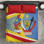 DR Congo Independence Day Bedding Set Congo-Kinshasa Coat Of Arms Style