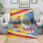 DR Congo Independence Day Blanket Congo-Kinshasa Coat Of Arms Style