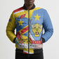 DR Congo Independence Day Personalized Bomber Puffer Jacket Congo-Kinshasa Coat Of Arms Style