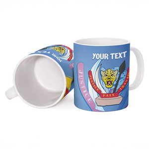 DR Congo Independence Day Personalized Ceramic Mug Congo-Kinshasa Coat Of Arms Style