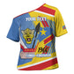 DR Congo Independence Day Personalized Cross Shoulder Shirt Congo-Kinshasa Coat Of Arms Style