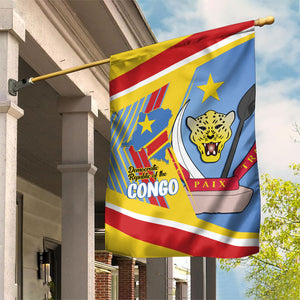 DR Congo Independence Day Garden Flag Congo-Kinshasa Coat Of Arms Style