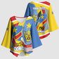DR Congo Independence Day Personalized Kimono Sleeve Blouse Congo-Kinshasa Coat Of Arms Style