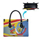 DR Congo Independence Day Leather Bag Congo-Kinshasa Coat Of Arms Style