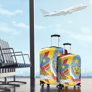 DR Congo Independence Day Luggage Cover Congo-Kinshasa Coat Of Arms Style