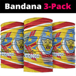 DR Congo Independence Day Neck Gaiter Congo-Kinshasa Coat Of Arms Style
